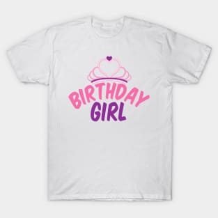 Birhday Girl Princess Party T-Shirt